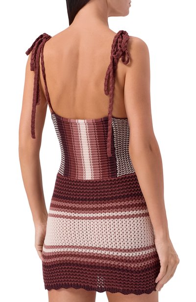 Хлопковое платье THE ATTICO, арт. 250WCA00417/CCC105AA/423, фото 4