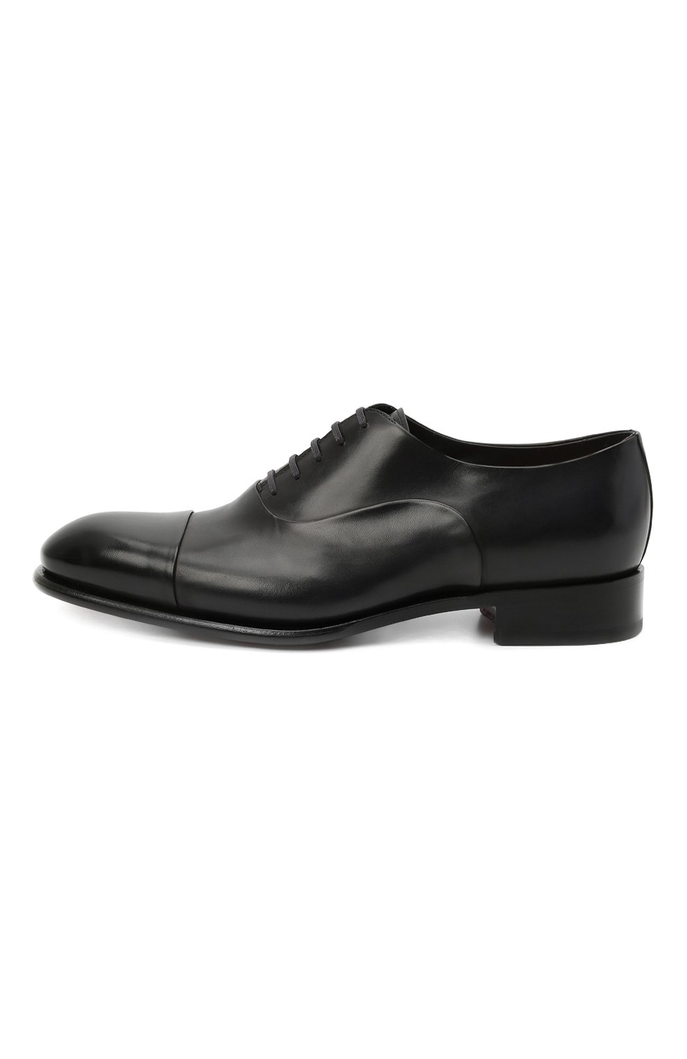 Кожаные оксфорды SANTONI темно-синего цвета по цене 140500 руб., арт. MCCR12621MC1HVVDU59, фото 3 Кожаные оксфорды SANTONI, арт. MCCR12621MC1HVVDU59, фото 3