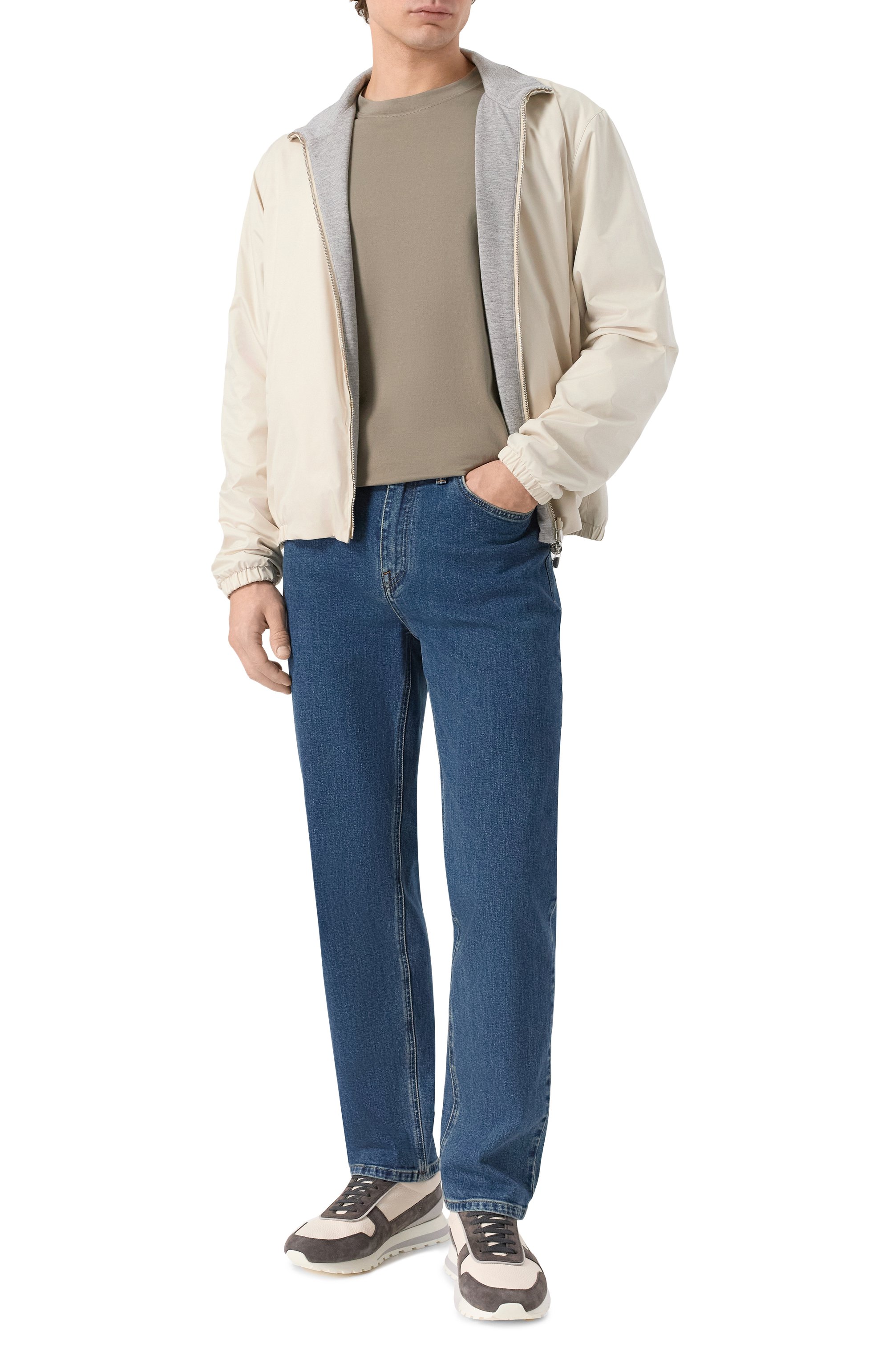 Хлопковая футболка BRUNELLO CUCINELLI, арт. M0B131308, фото 2