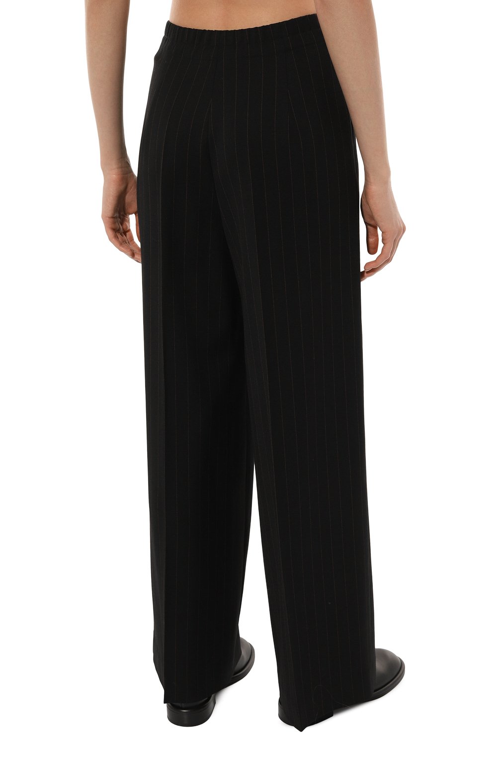 Шерстяные брюки AKHMADULLINA черного цвета по цене 59900 руб., арт. 1224.3B006/W977, фото 4 Шерстяные брюки AKHMADULLINA, арт. 1224.3B006/W977, фото 4