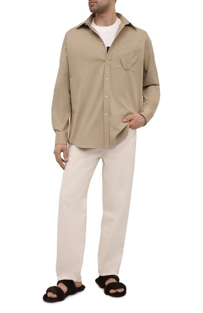 Меховые шлепанцы bleach из норки SAINT LAURENT, арт. 649014/E0E00, фото 2