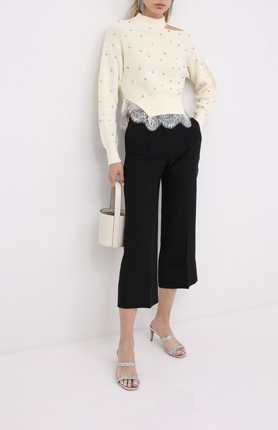 Свитер из хлопка и шерсти SELF-PORTRAIT, арт. PF20-141, фото 2