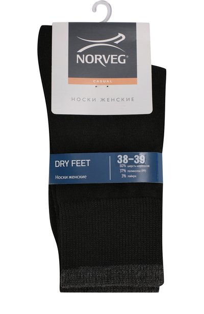 Женские однотонные шерстяные носки NORVEG, арт. 9DFWRU