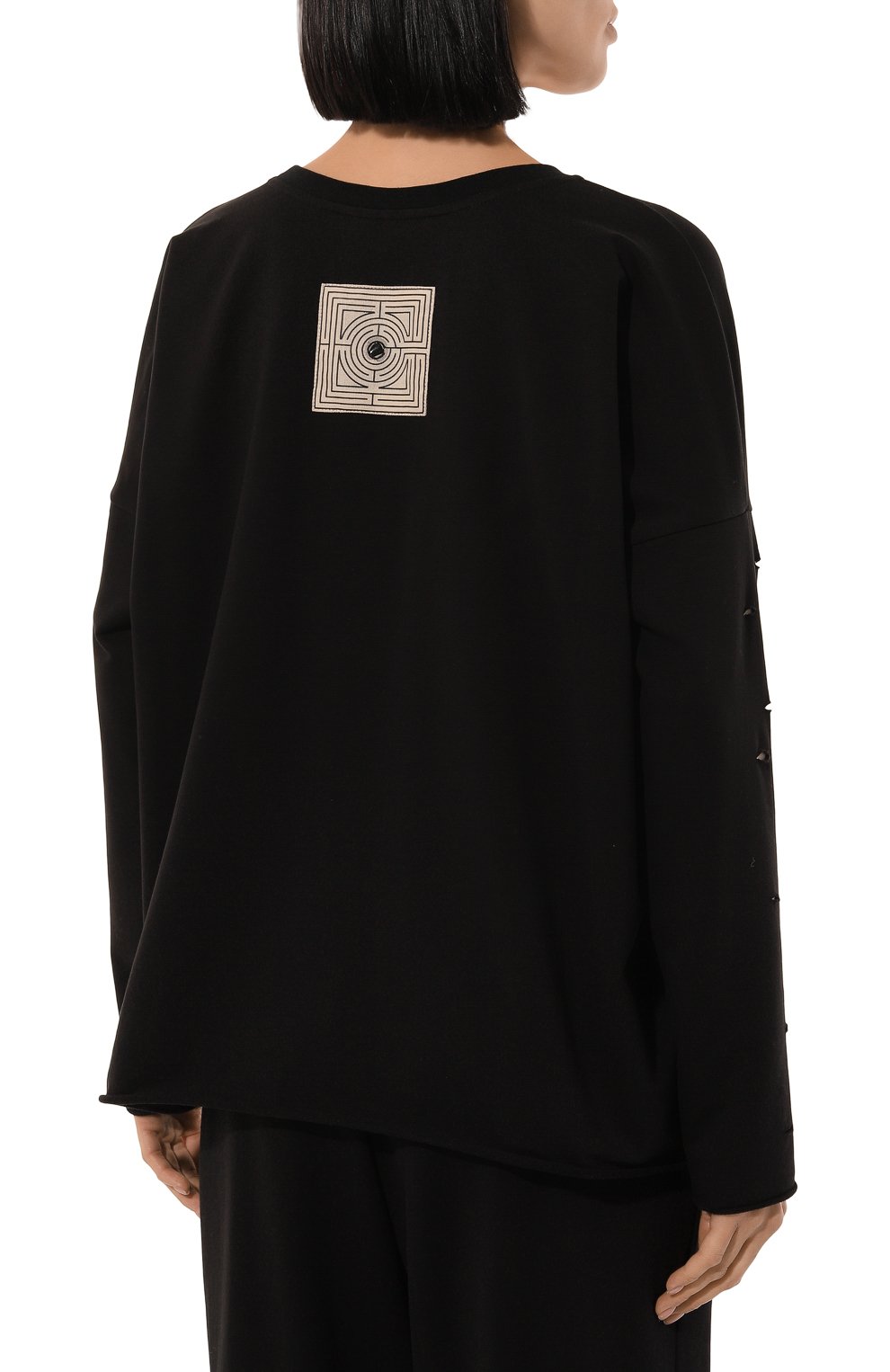 Хлопковый лонгслив MIDGARD PARIS, арт. FA1-SW23-BK, фото 4
