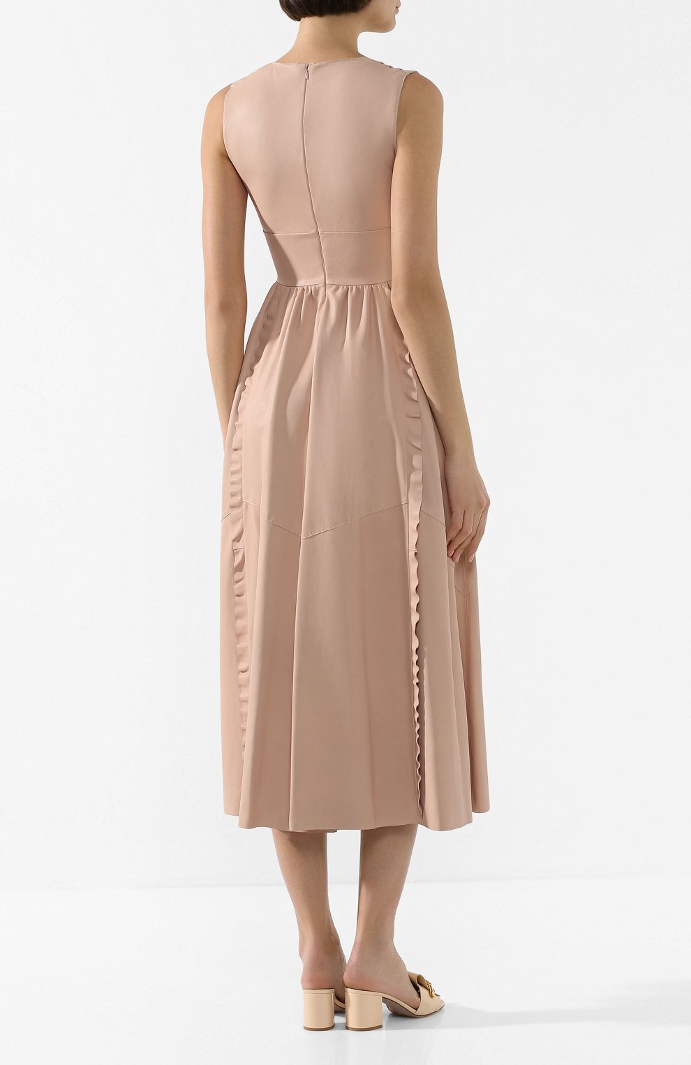 Кожаное платье REDVALENTINO, арт. TR3ND00F/4TK, фото 4