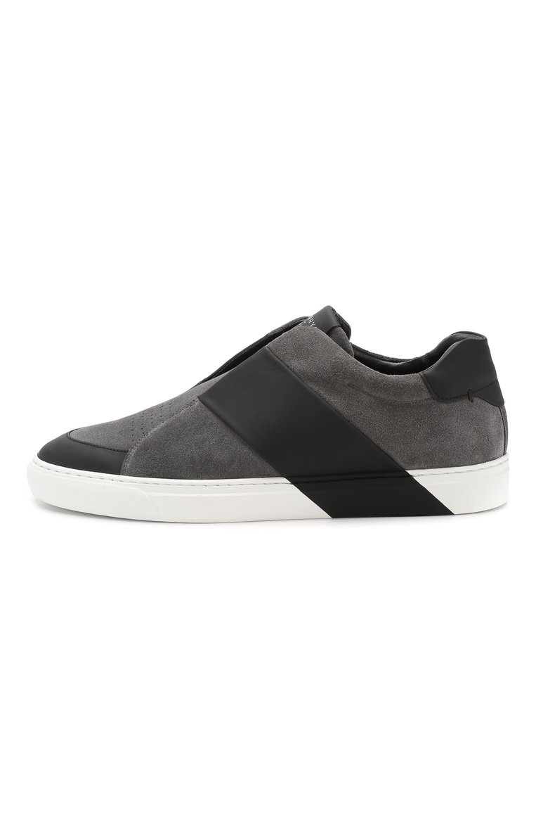 Мужские кожаные кеды bolt 2 HARRYS OF LONDON серого цвета, арт. B0LT 2 N0BLE SUEDE/TECH LEATHER | Фото 3 (Материал внутренний: Натуральная кожа; Подошва: Массивная; Материал утеплителя: Без утеплителя; Стили: Классический; Драгоценные камни: Проставлено; Материал сплава: Проставлено; Материал внешний: Натуральная кожа; Кросс-КТ: Низкие; Автоматизация Diginetica: Не назначено)
