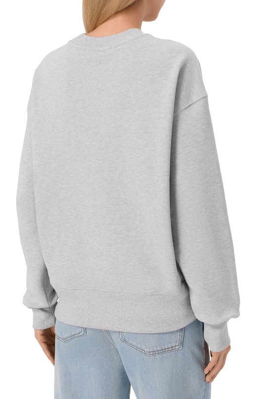 Хлопковый свитшот MSGM 3941MDM80/257793 Серый  3941MDM80/257793 Фото 4