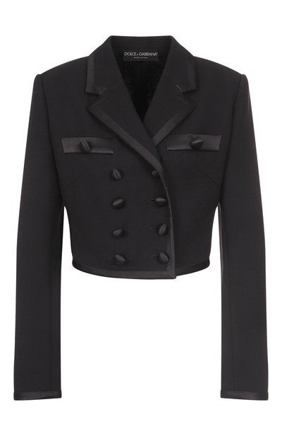 Женский жакет из шерсти и шелка DOLCE & GABBANA, арт. F27EHT/FUBD2