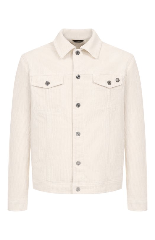 Вельветовая куртка-рубашка Stefano Ricci MFJ5300210/RT15PT Кремовый MFJ5300210/RT15PT