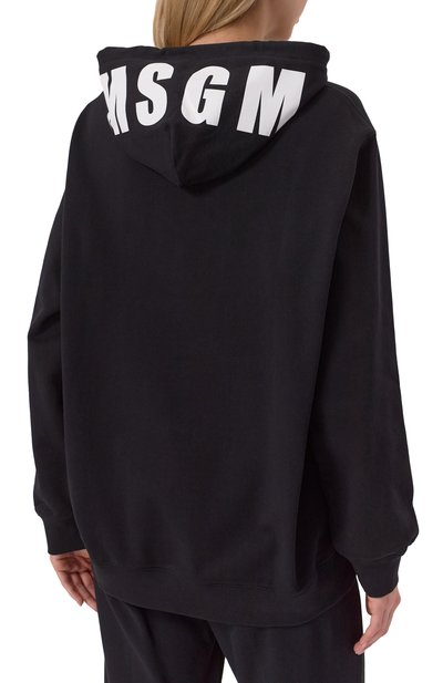 Хлопковое худи MSGM, арт. 2000MDM535/300000, фото 4