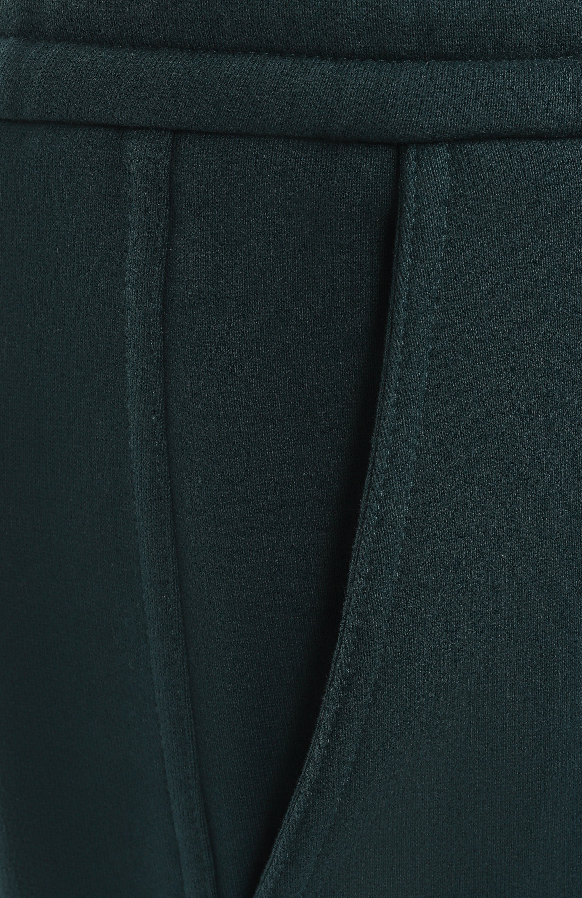 Хлопковые джоггеры SAINT LAURENT темно-зеленого цвета по цене 157500 руб., арт. 813788/Y36SW, фото 6 Хлопковые джоггеры SAINT LAURENT, арт. 813788/Y36SW, фото 6