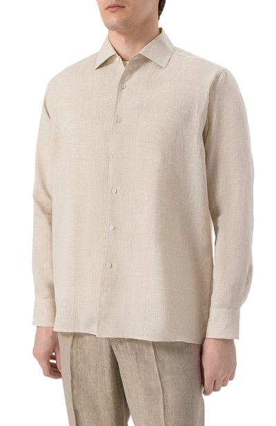 Льняная рубашка COLOMBO, арт. CM00375/T10553, фото 3