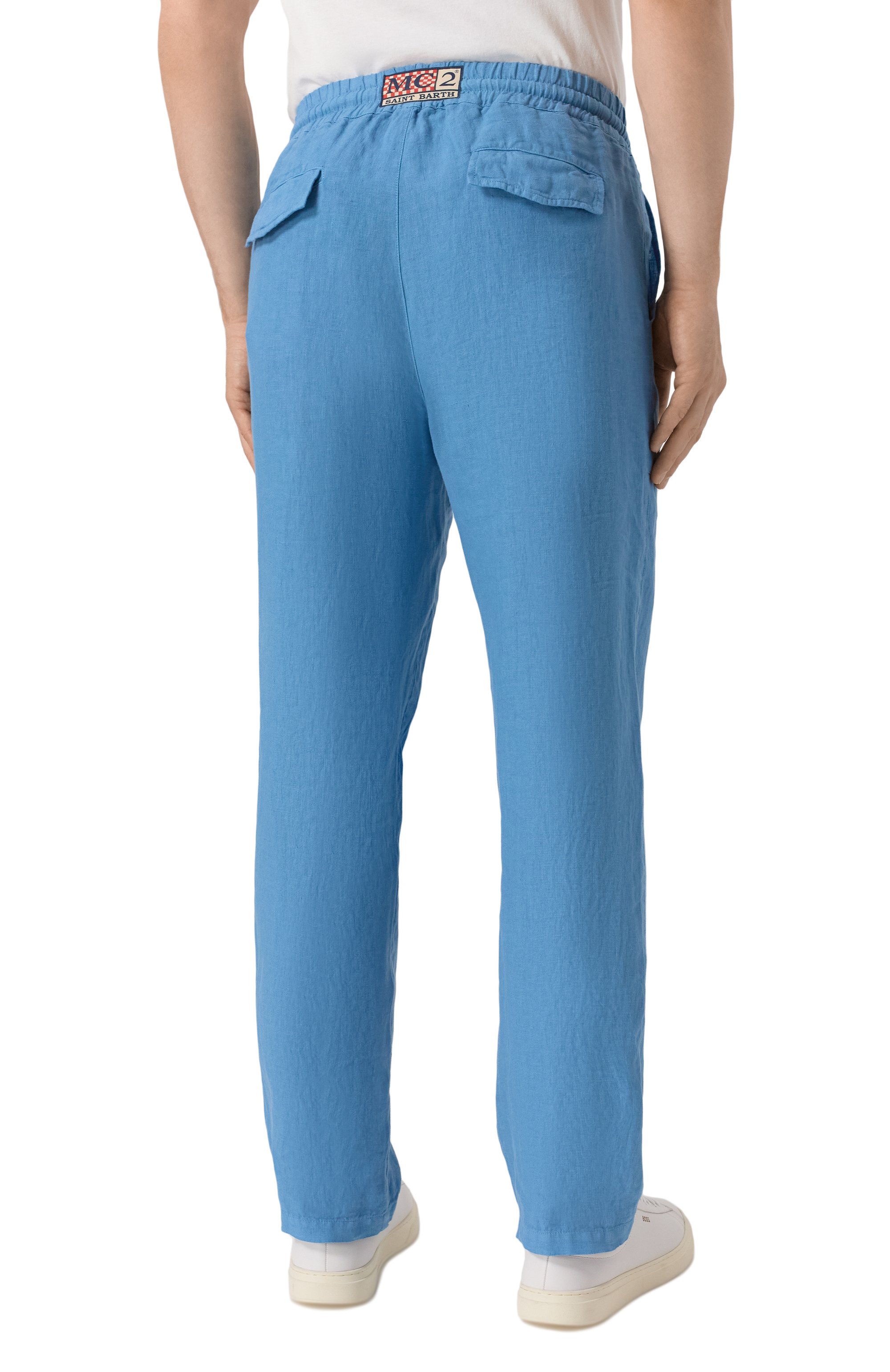 Льняные брюки MC2 SAINT BARTH, арт. STBM CALAIS/00312H, фото 4