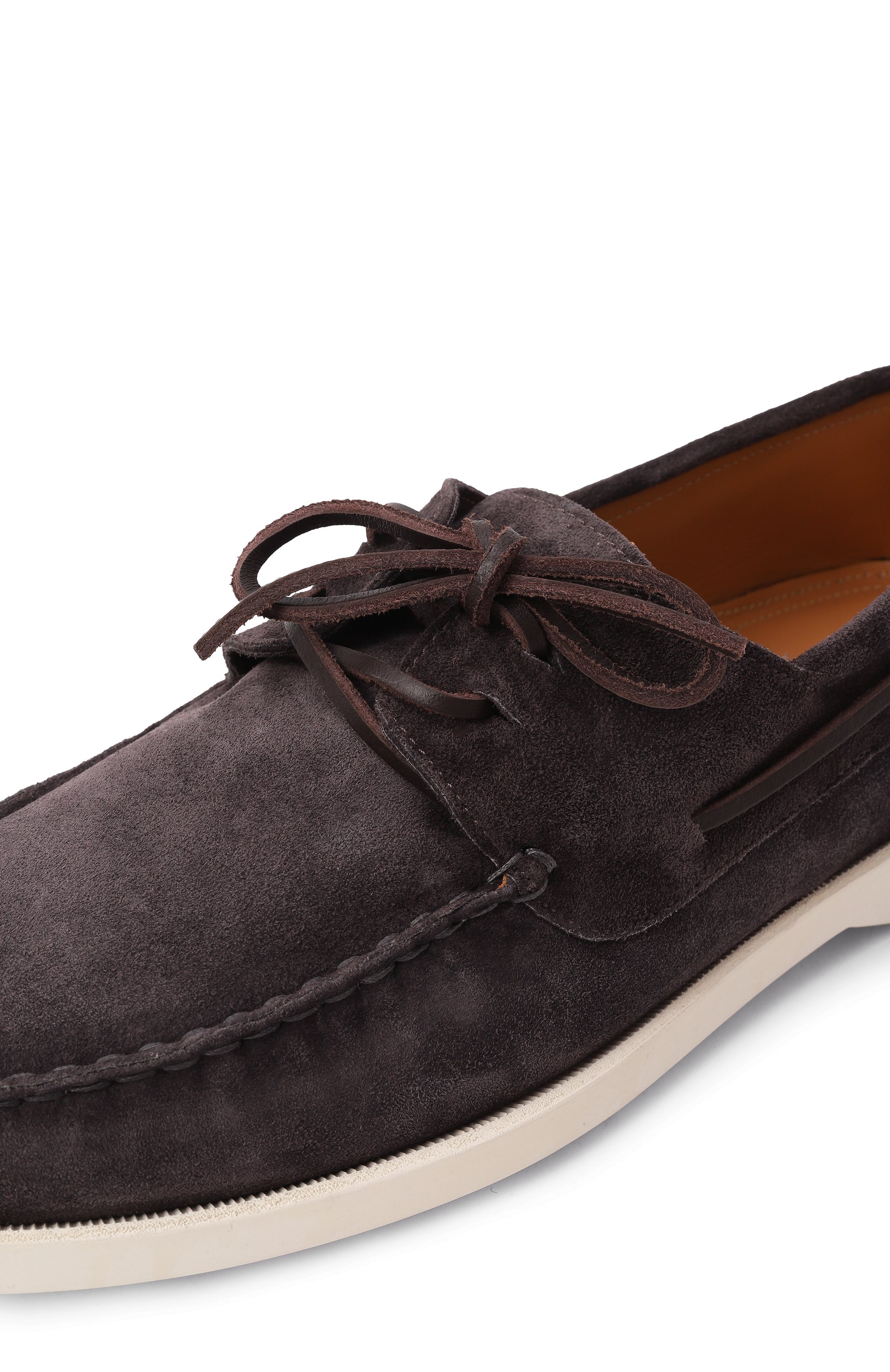 Замшевые топсайдеры KITON, арт. USSA264N0118206, фото 7