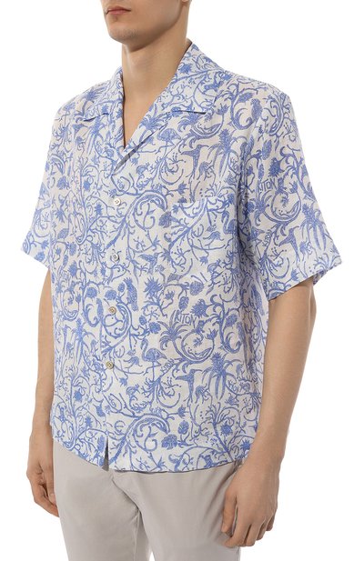 Льняная рубашка KITON, арт. UMC028H08902, фото 3