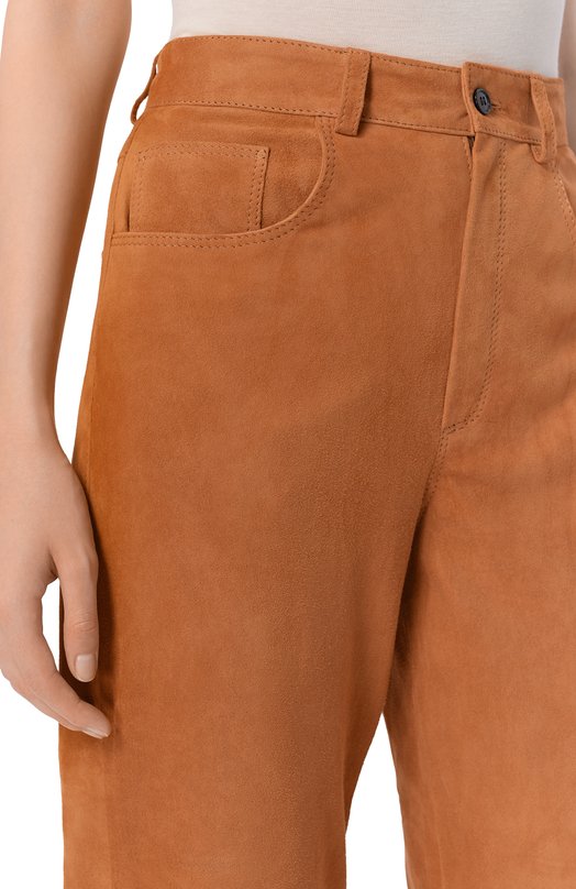 Замшевые брюки Erika Cavallini P6SW03 Оранжевый  P6SW03 Фото 5