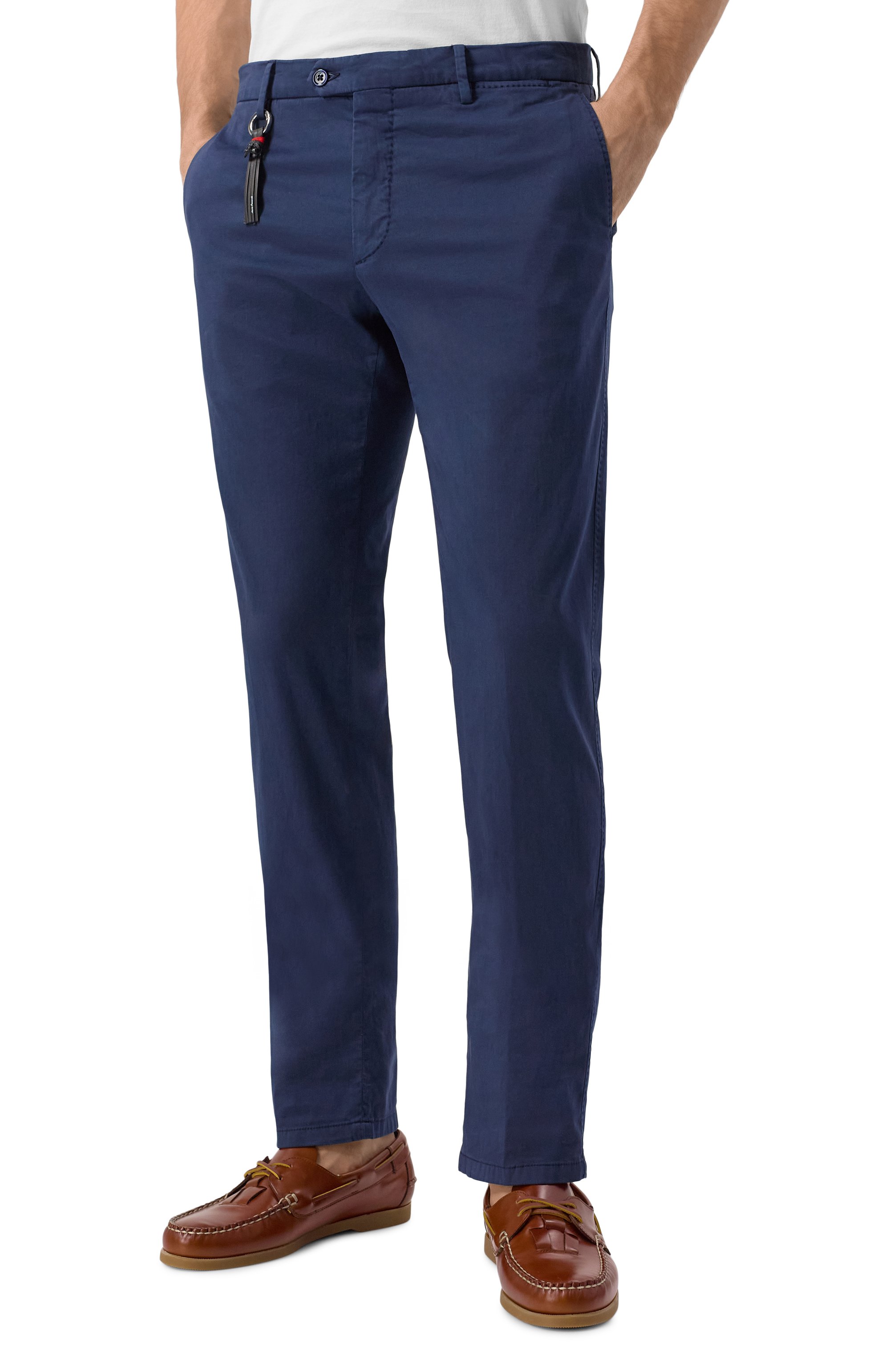 Брюки из хлопка и шелка MARCO PESCAROLO, арт. SLIM80/5100, фото 3