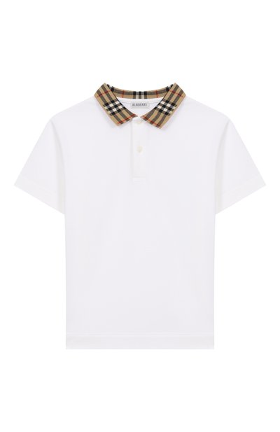 Хлопковое поло BURBERRY, арт. 8105571