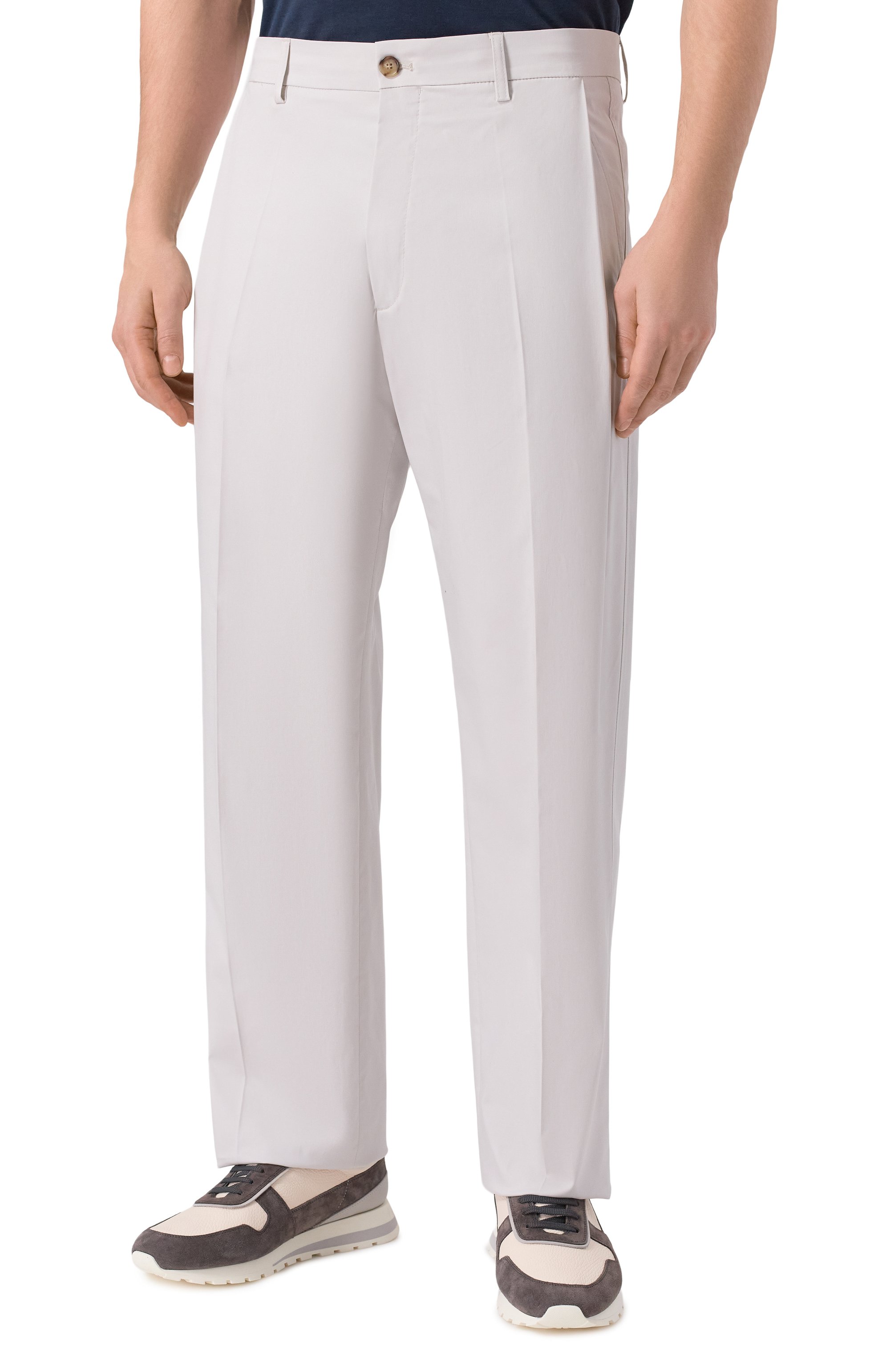 Брюки из лиоцелла и хлопка PAUL&SHARK, арт. 26414019, фото 3