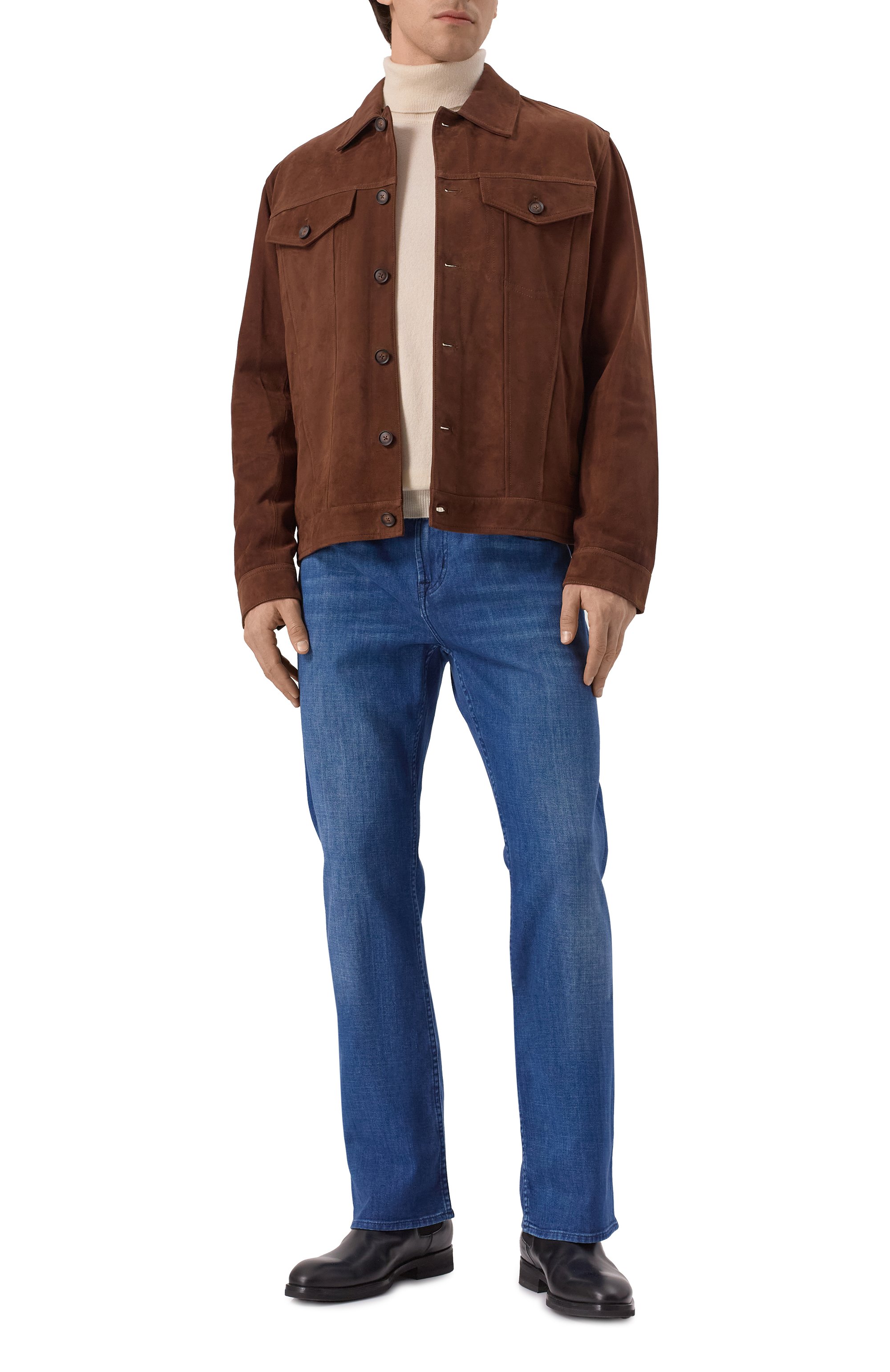 Замшевая куртка-рубашка BOSS, арт. 50538002, фото 2