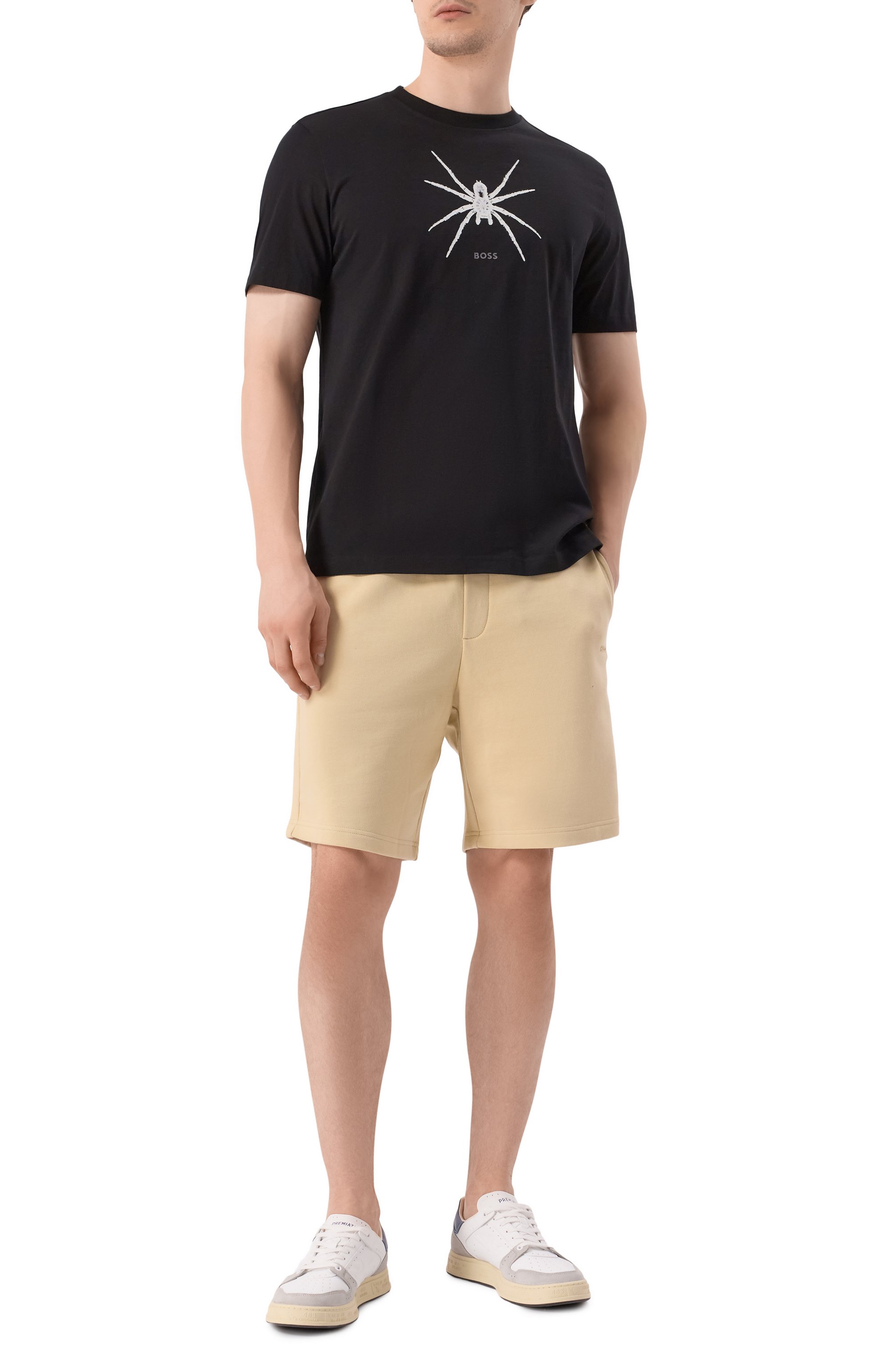 Хлопковая футболка BOSS ORANGE, арт. 50534924, фото 2