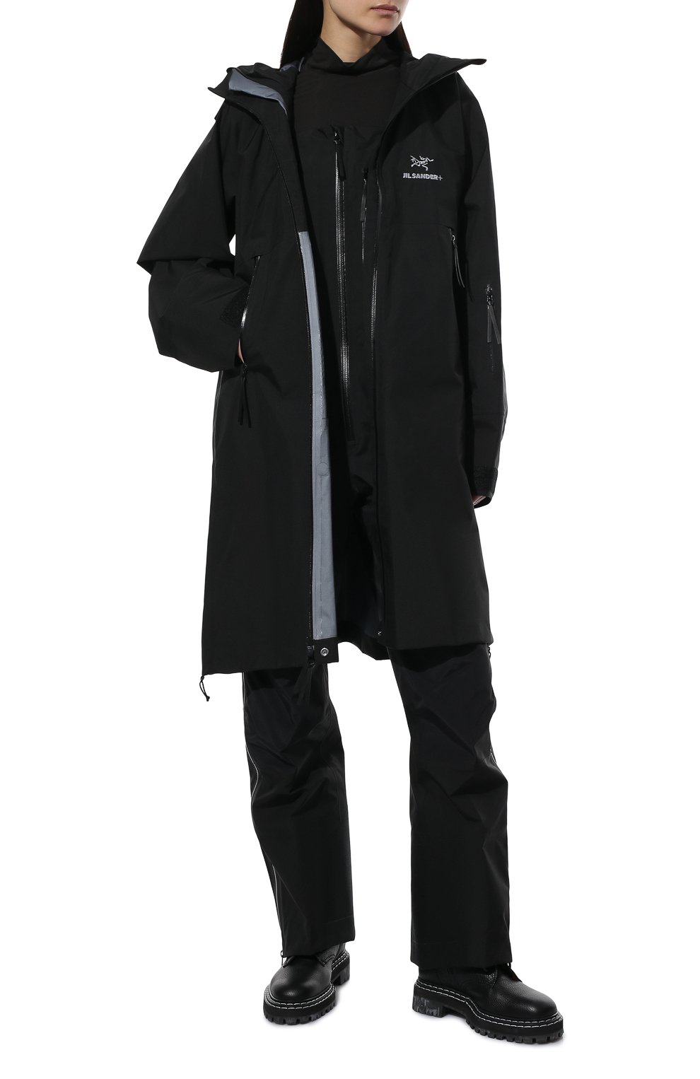 Плащ с капюшоном arc’teryx x jil sander+ JIL SANDER, арт. JPPT684313-WT466818A, фото 2