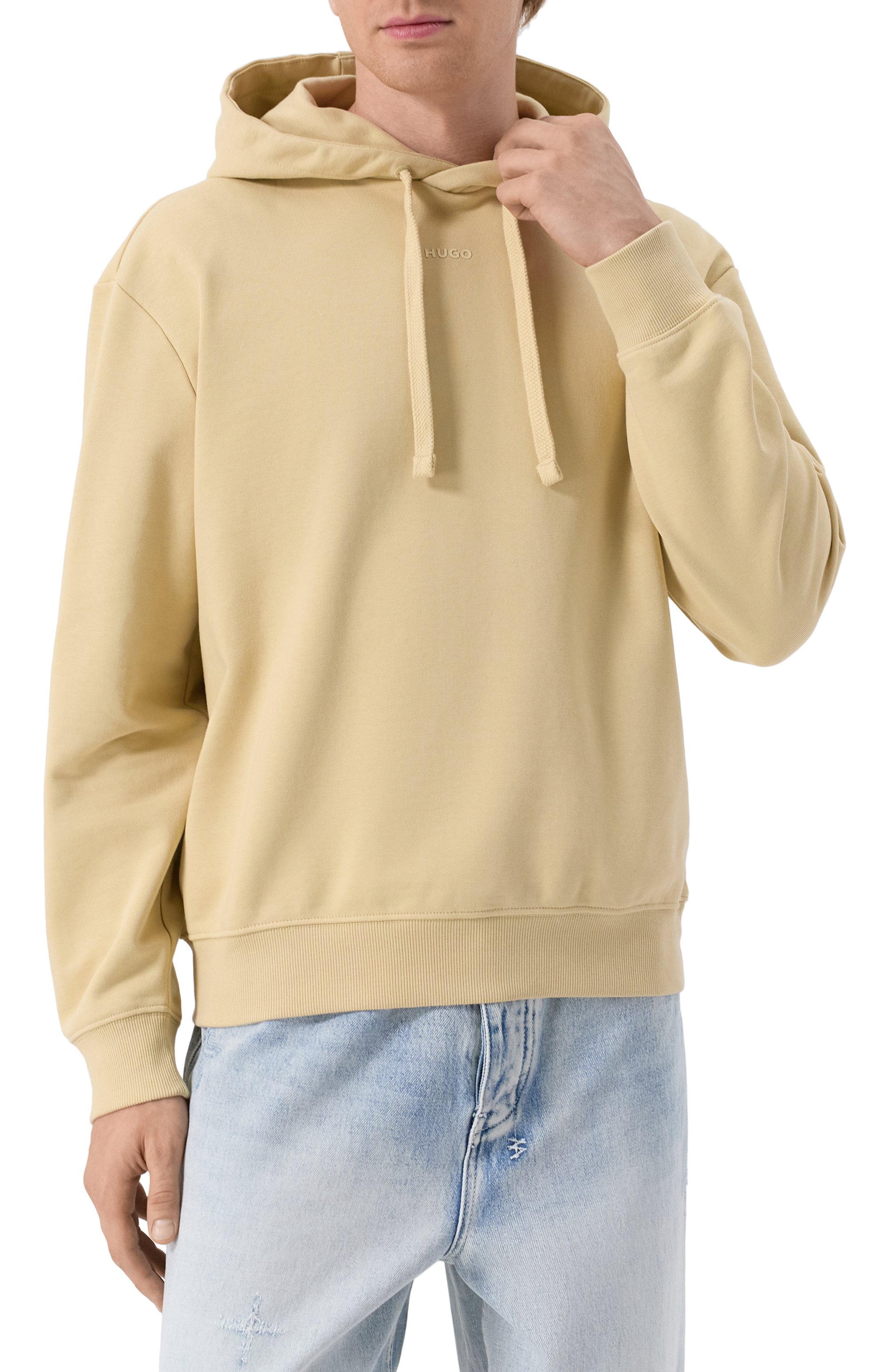 Хлопковое худи HUGO, арт. 50486478, фото 3