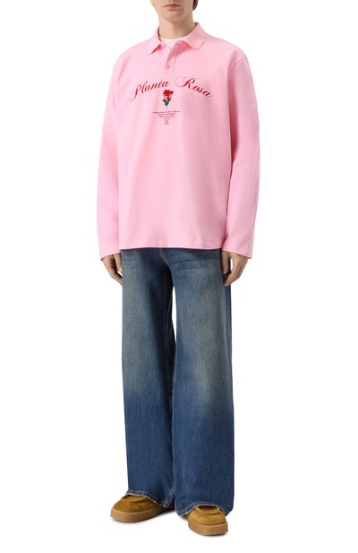 Хлопковое поло PLANTA ROSA, арт. PR/POLOLONG/ROSE/220, фото 2