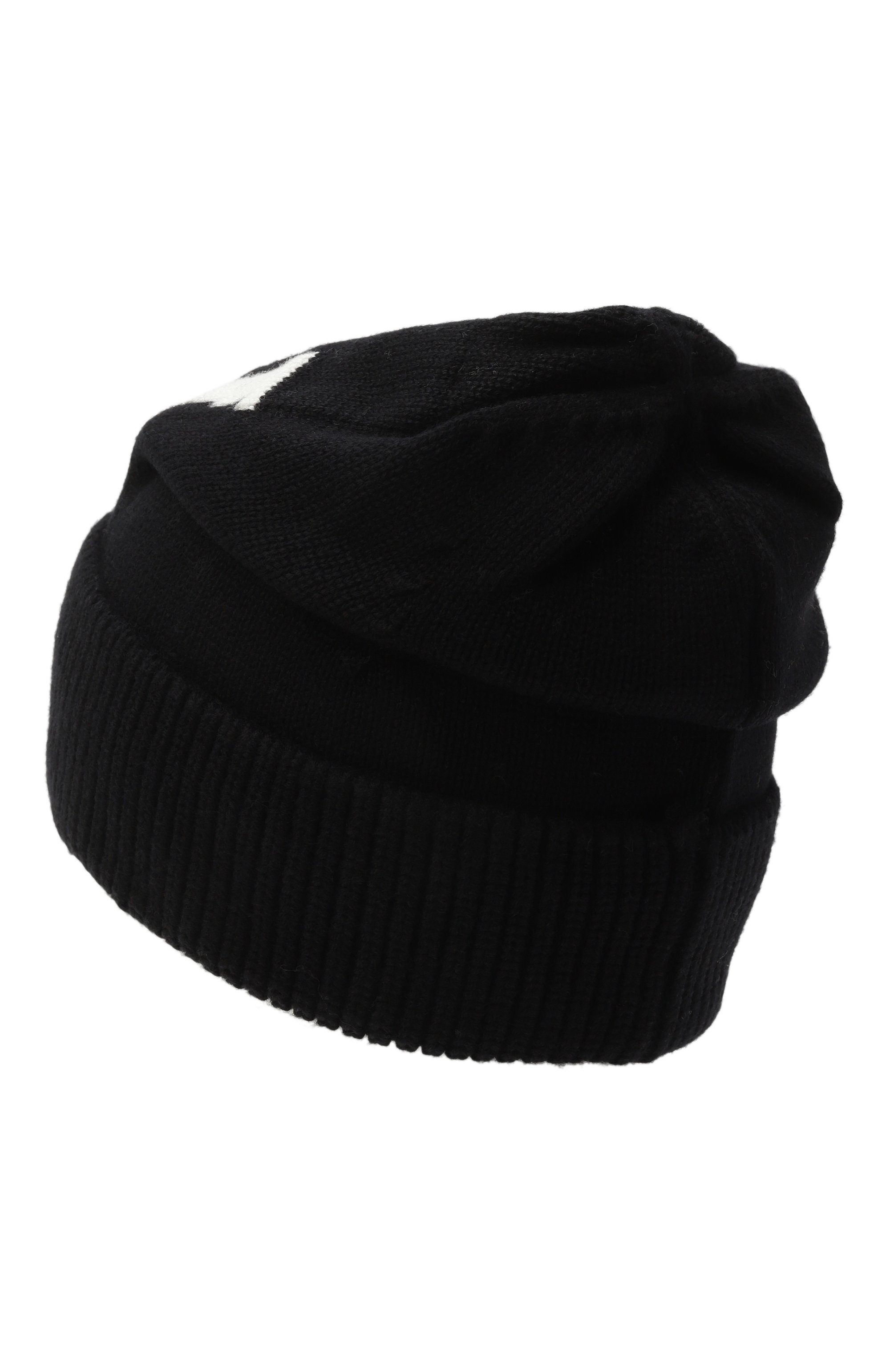 Шапка из шерсти и хлопка BARROW черного цвета по цене 11650 руб., арт. F5BKJUHT091, фото 2 Шапка из шерсти и хлопка BARROW, арт. F5BKJUHT091, фото 2