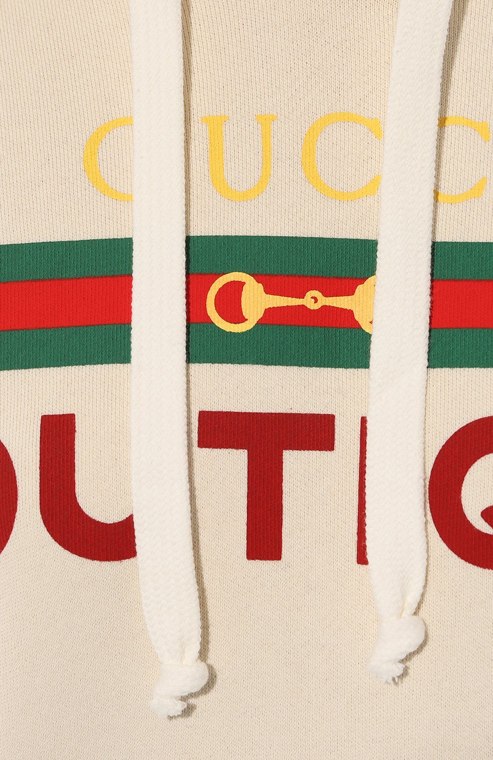Хлопковое худи GUCCI кремового цвета по цене 132480 руб., арт. 615061 XJCKX, фото 5 Хлопковое худи GUCCI, арт. 615061 XJCKX, фото 5