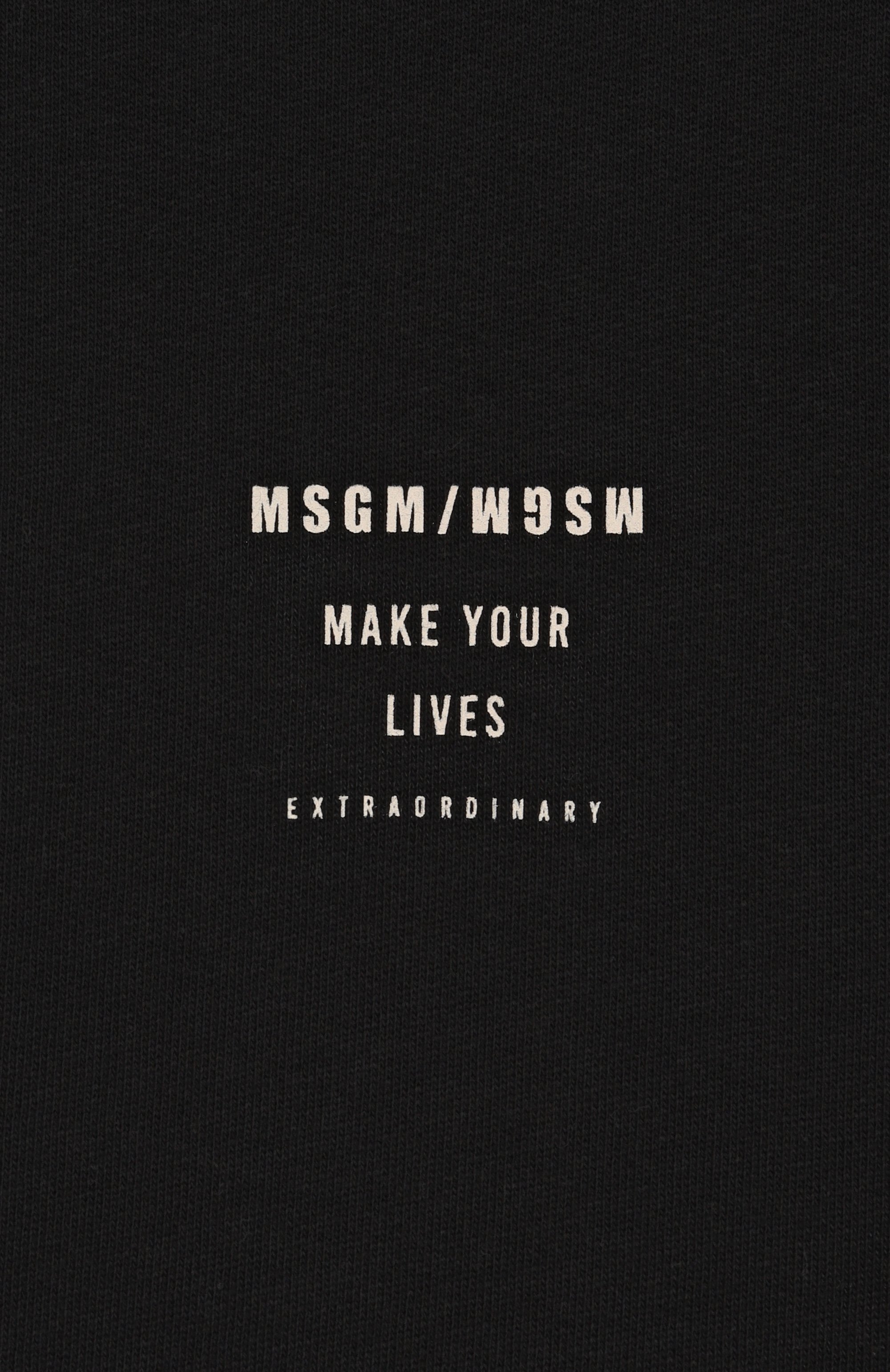 Хлопковый свитшот MSGM KIDS, арт. F5MSJBSW214, фото 3