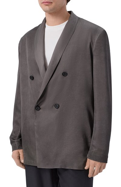 Пиджак из вискозы DIESEL темно-серого цвета по цене 55500 руб., арт. A20501/0ALBG, фото 3 Пиджак из вискозы DIESEL, арт. A20501/0ALBG, фото 3