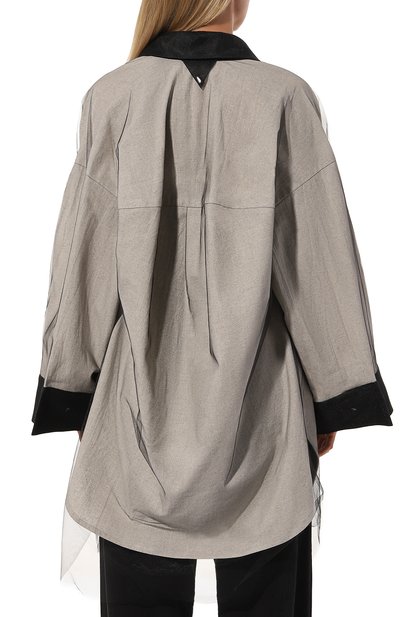 Рубашка изо льна и хлопка MIDGARD PARIS, арт. B42602, фото 4