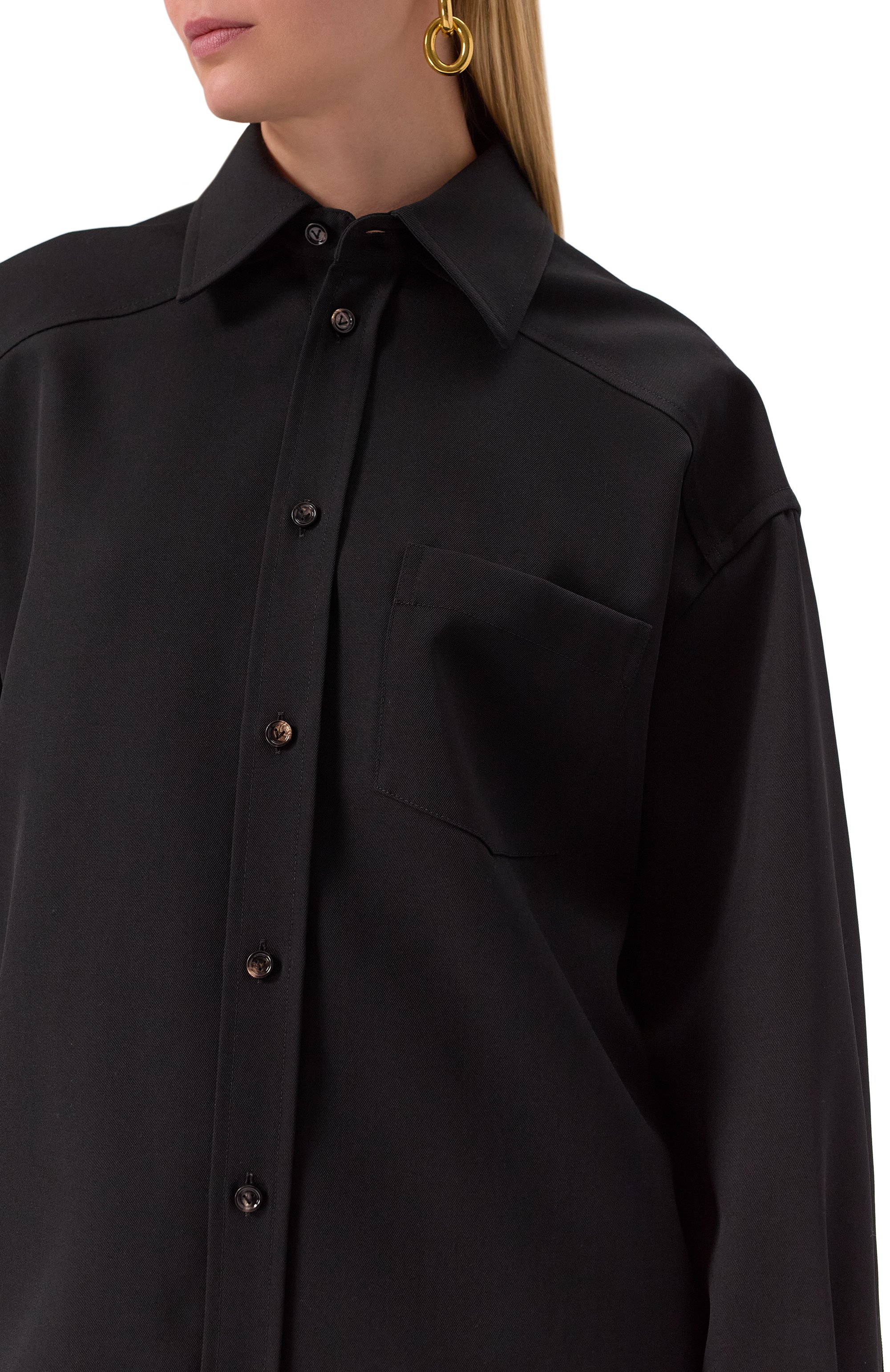 Шерстяная рубашка BOTTEGA VENETA, арт. 797480 V3PH0, фото 5