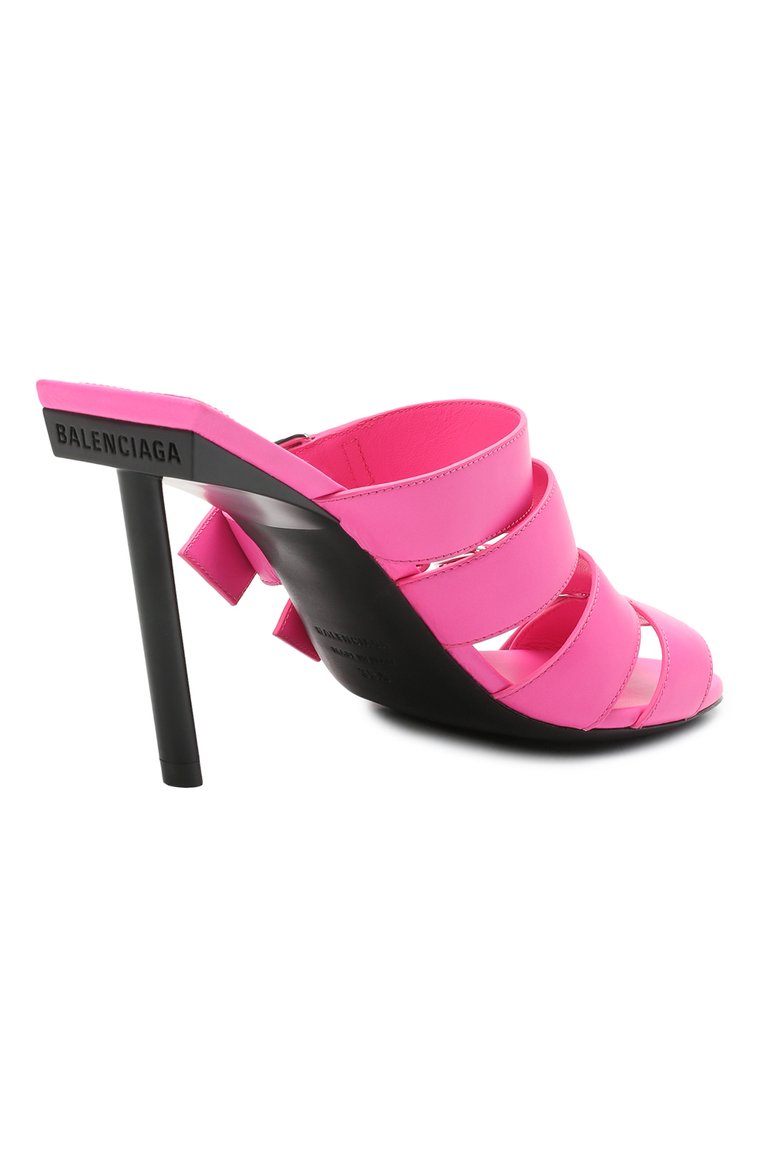 Кожаные мюли bluckle BALENCIAGA, арт. 643144/WA8FE, фото 1