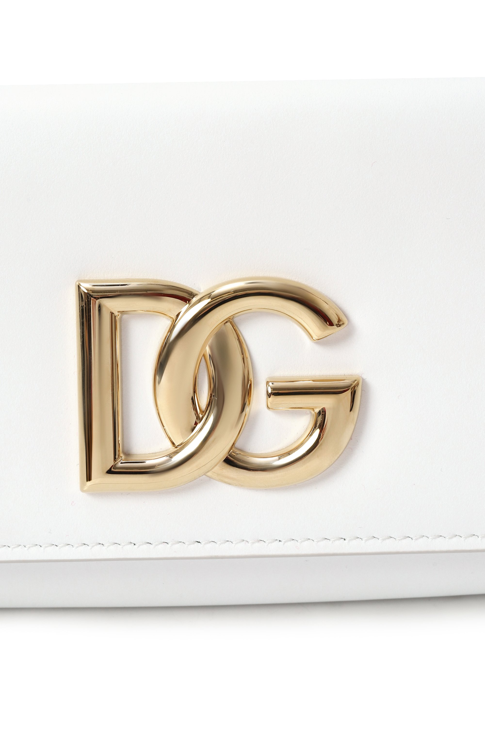 Клатч 3.5 DOLCE & GABBANA белого цвета по цене 119500 руб., арт. BB9580_BE9580/AW576_1, фото 3 Клатч 3.5 DOLCE & GABBANA, арт. BB9580_BE9580/AW576_1, фото 3