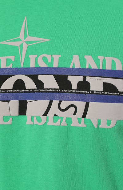 Хлопковая футболка STONE ISLAND, арт. 75152NS82, фото 5
