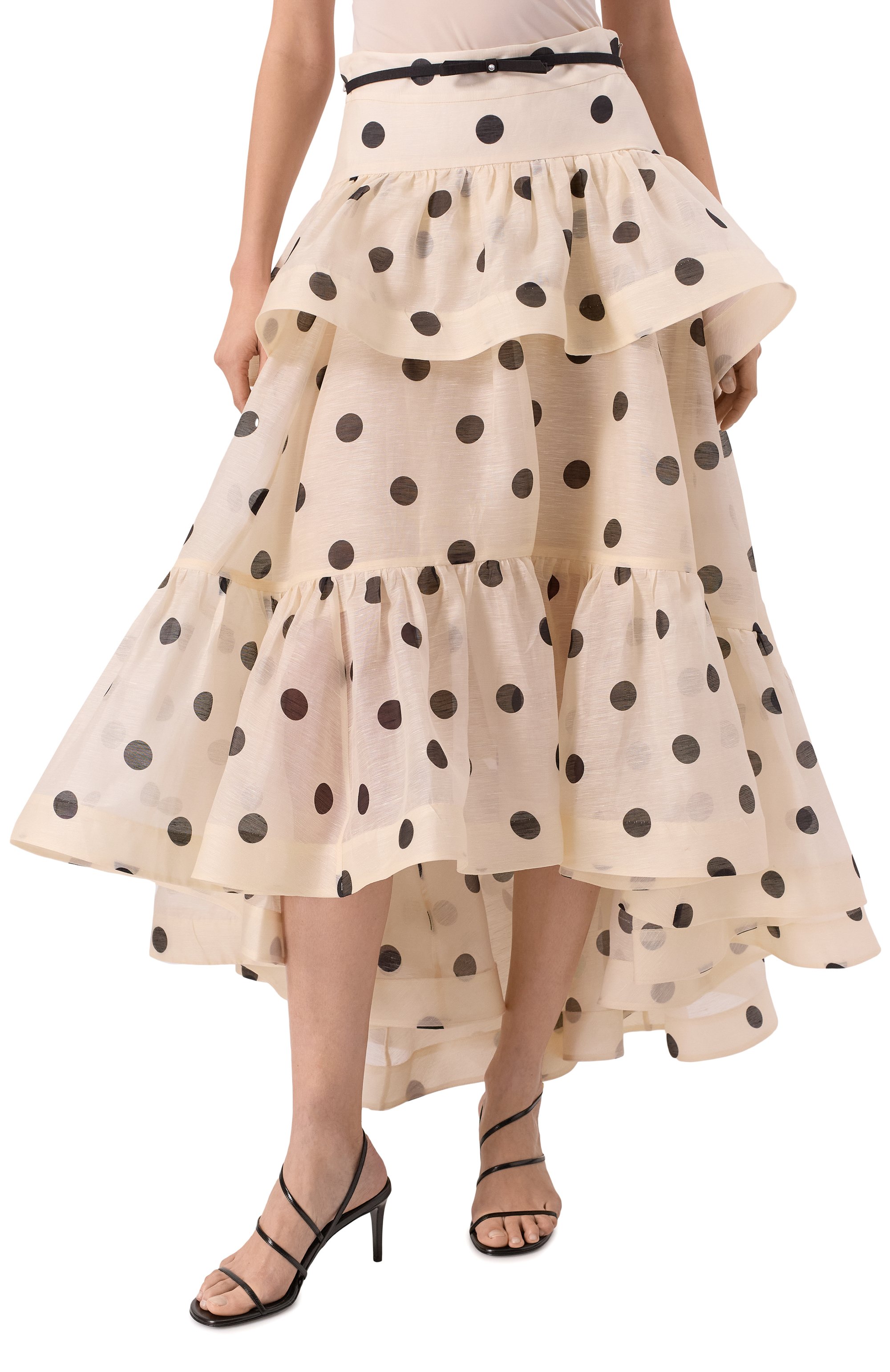 Юбка изо льна и шелка ZIMMERMANN, арт. 2367SR251, фото 3