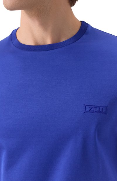 Хлопковая футболка ZILLI, арт. TSR02AM0100VNI000, фото 5