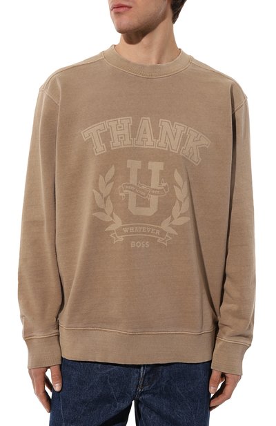 Хлопковый свитшот BOSS, арт. 50486613, фото 3