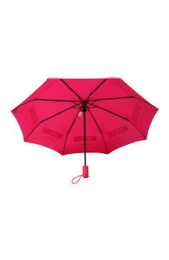 Женский складной зонт MOSCHINO фуксия цвета, арт. 8870 0PENCL0SE | Фото 3 (Нос: Не проставлено; Материал: Синтетический материал, Текстиль, Металл; Материал сплава: Проставлено)