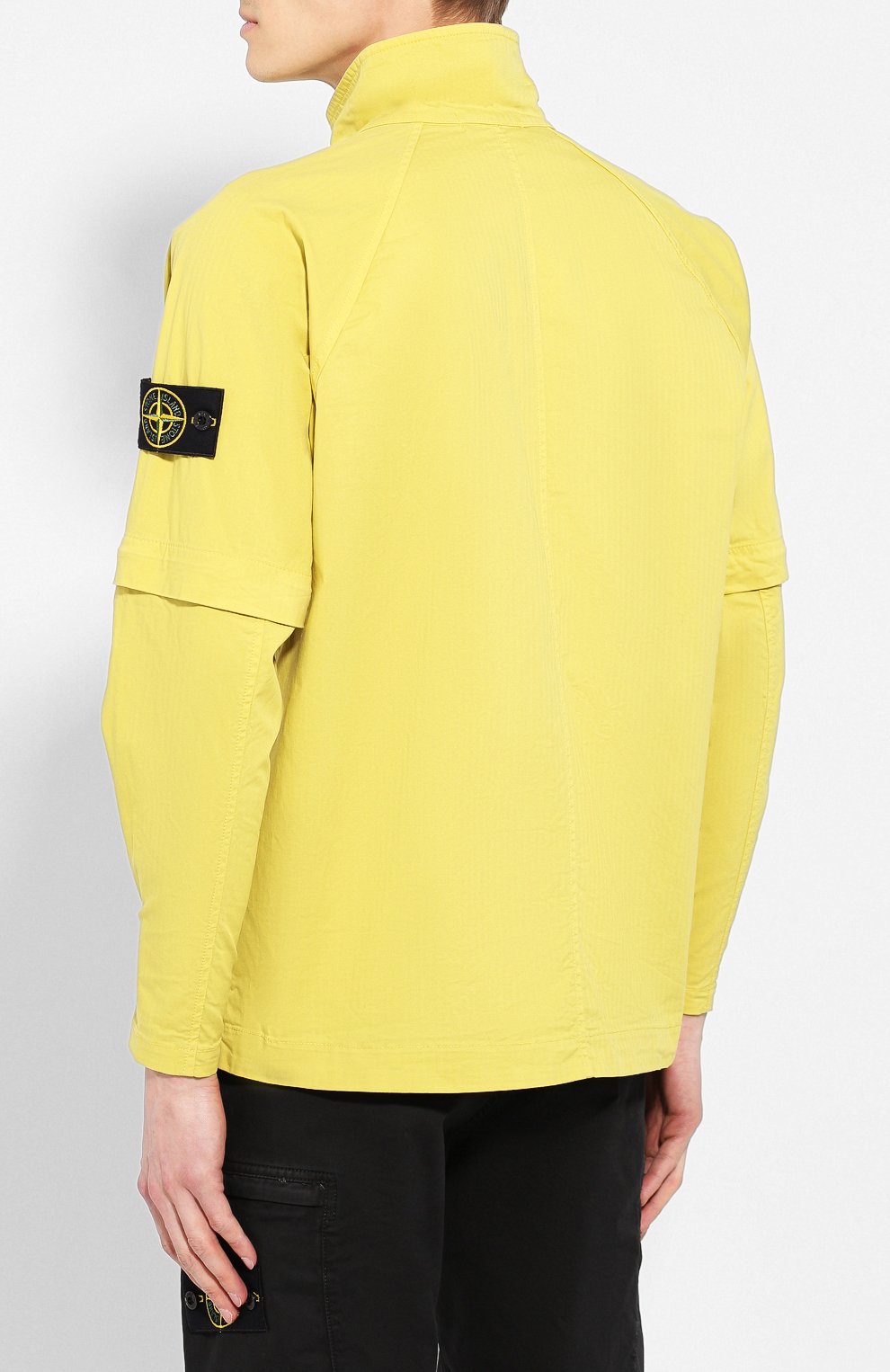 Хлопковая куртка STONE ISLAND желтого цвета по цене 25050 руб., арт. 701510802, фото 4 Хлопковая куртка STONE ISLAND, арт. 701510802, фото 4