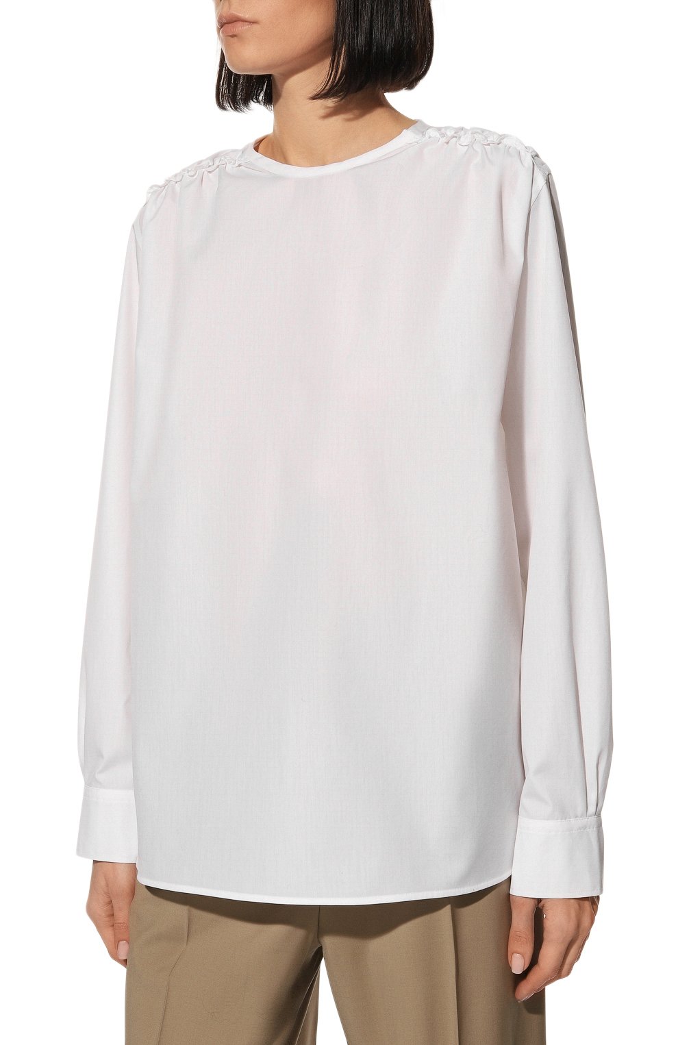 Хлопковая блузка MARNI, арт. CAMA0462A1/UTCZ56, фото 3