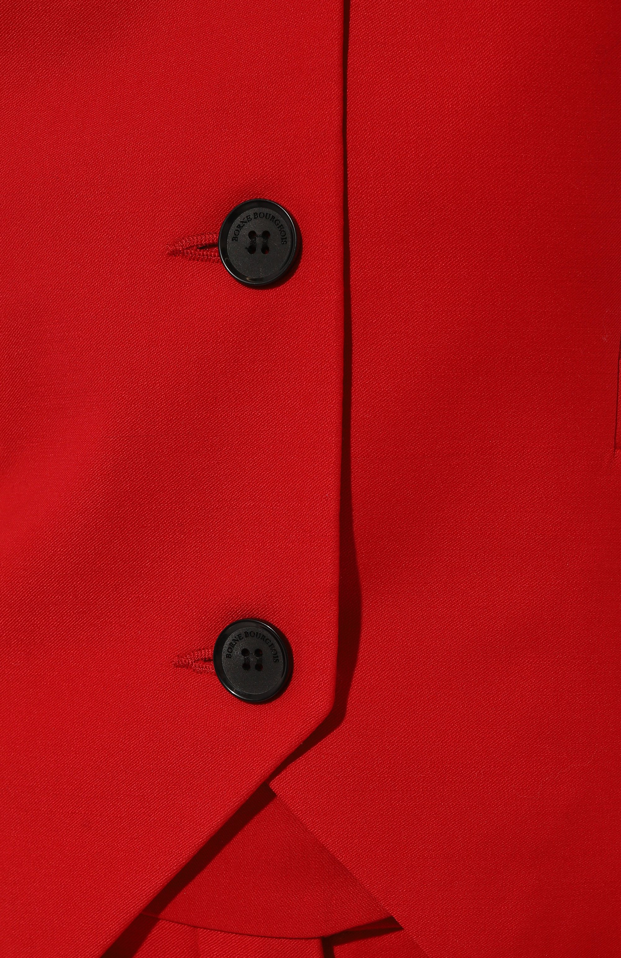 Шерстяной жилет BORNE BOURGEOIS красного цвета по цене 40500 руб., арт. SW-JL-BO-1014, фото 5 Шерстяной жилет BORNE BOURGEOIS, арт. SW-JL-BO-1014, фото 5