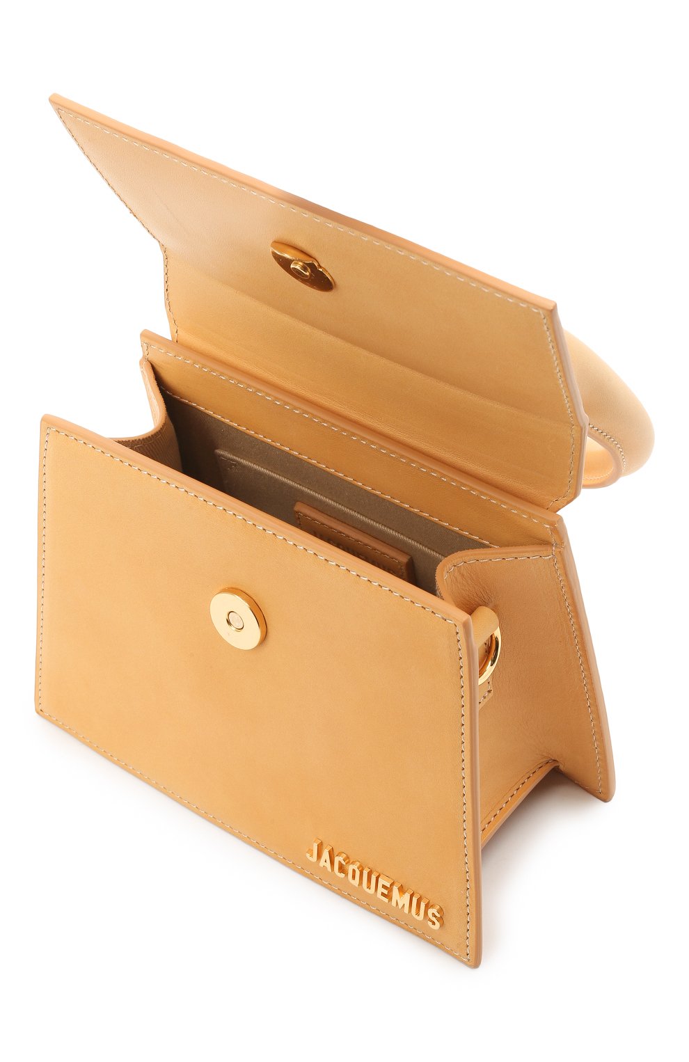 Сумка le chiquito moyen medium JACQUEMUS светло-коричневого цвета по цене 63650 руб., арт. 211BA02/304810, фото 4 Сумка le chiquito moyen medium JACQUEMUS, арт. 211BA02/304810, фото 4