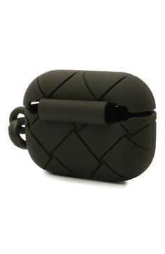 Чехол для airpods pro BOTTEGA VENETA темно-зеленого цвета, арт. 650530/V0EY1 | Фото 2 (Региональные ограничения белый список (Axapta Mercury): Не проставлено, RU; Нос: Не проставлено; Материал: Пластик)