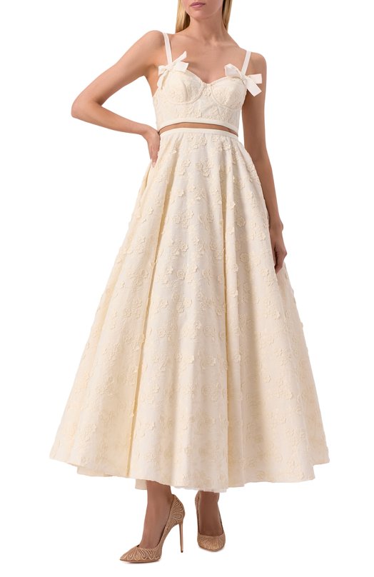 Платье Giambattista Valli 25SSPVTE5170-24EMB Кремовый  25SSPVTE5170-24EMB Фото 3