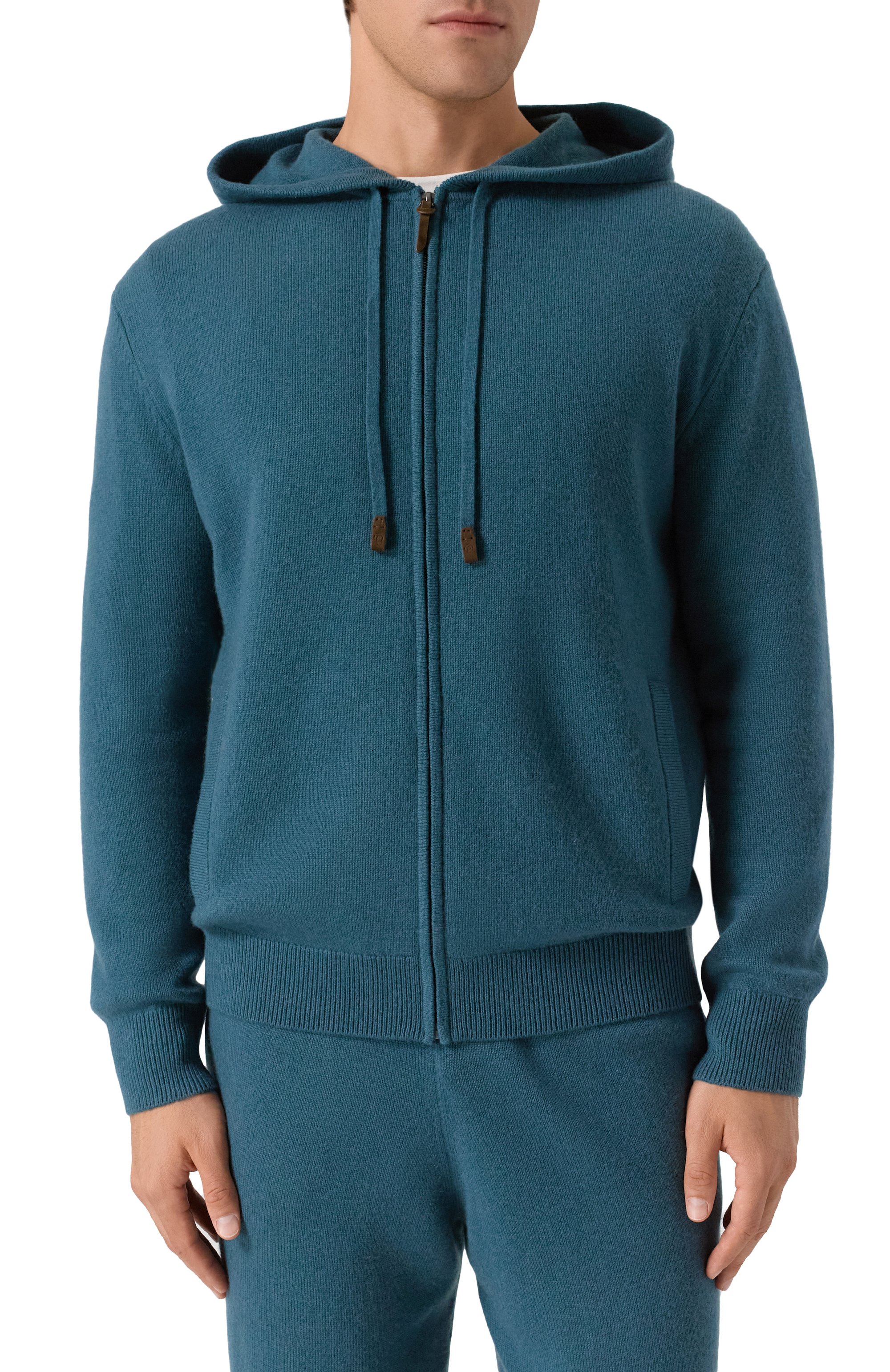 Толстовка из шерсти и кашемира 12 STOREEZ зеленого цвета по цене 29000 руб., арт. 127795, фото 3 Толстовка из шерсти и кашемира 12 STOREEZ, арт. 127795, фото 3