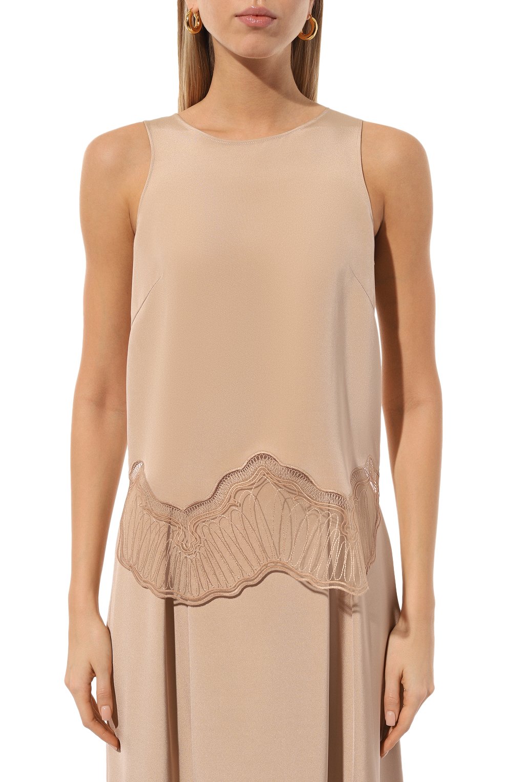 Шелковый топ AKHMADULLINA, арт. 1225.2TP710/S102, фото 3