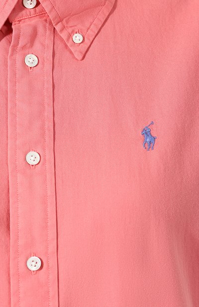 Хлопковое платье POLO RALPH LAUREN розового цвета по цене 15650 руб., арт. 211744848, фото 5 Хлопковое платье POLO RALPH LAUREN, арт. 211744848, фото 5